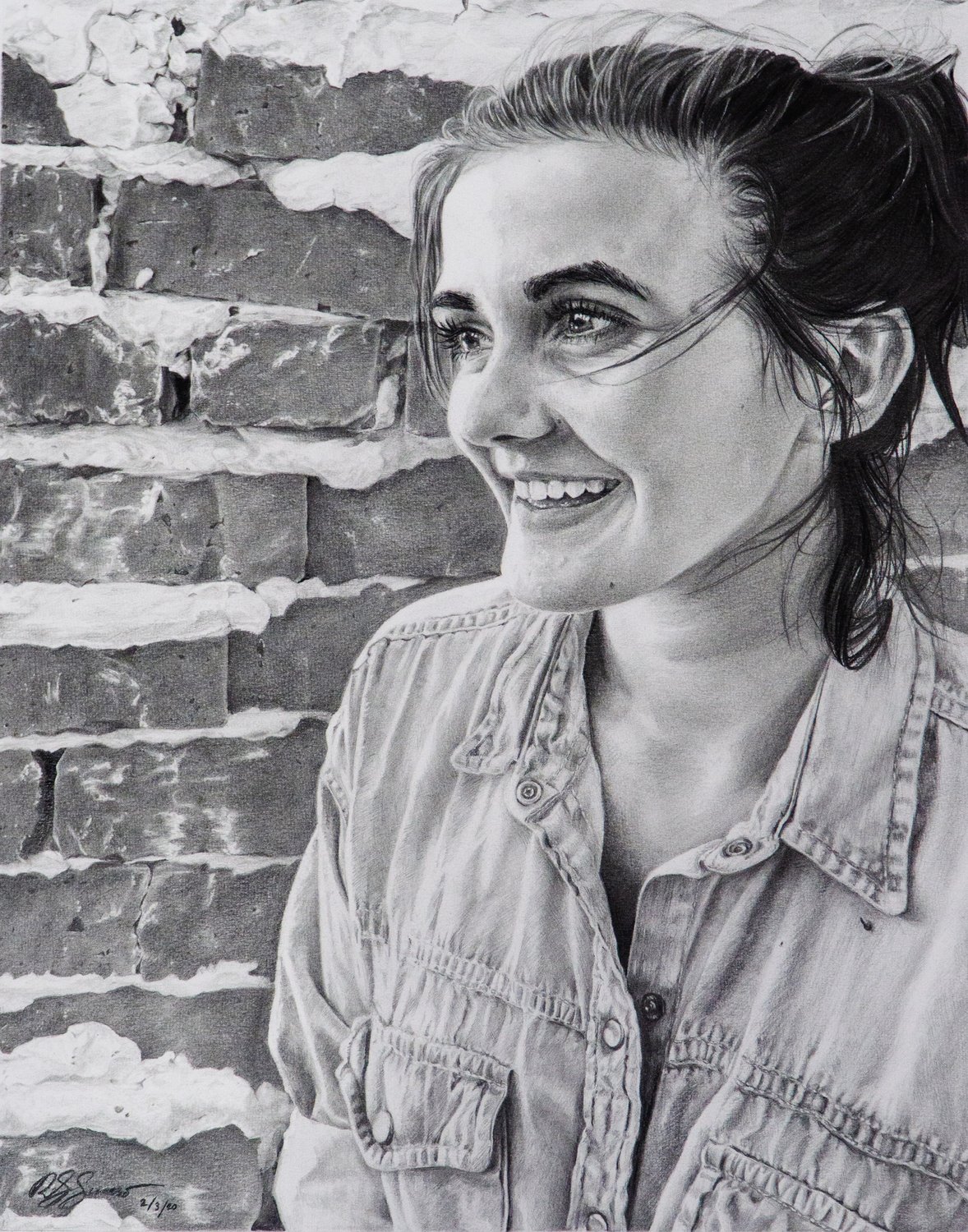 Rachel Swasso’s work “Capturing Laughter” earned a Gold Seal at the 2020 Visual Arts Scholastic Event and will be part of a traveling exhibit throughout the state.